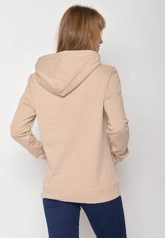 GREENBOMB Sweatshirt 'Bike Brush' in Beige
