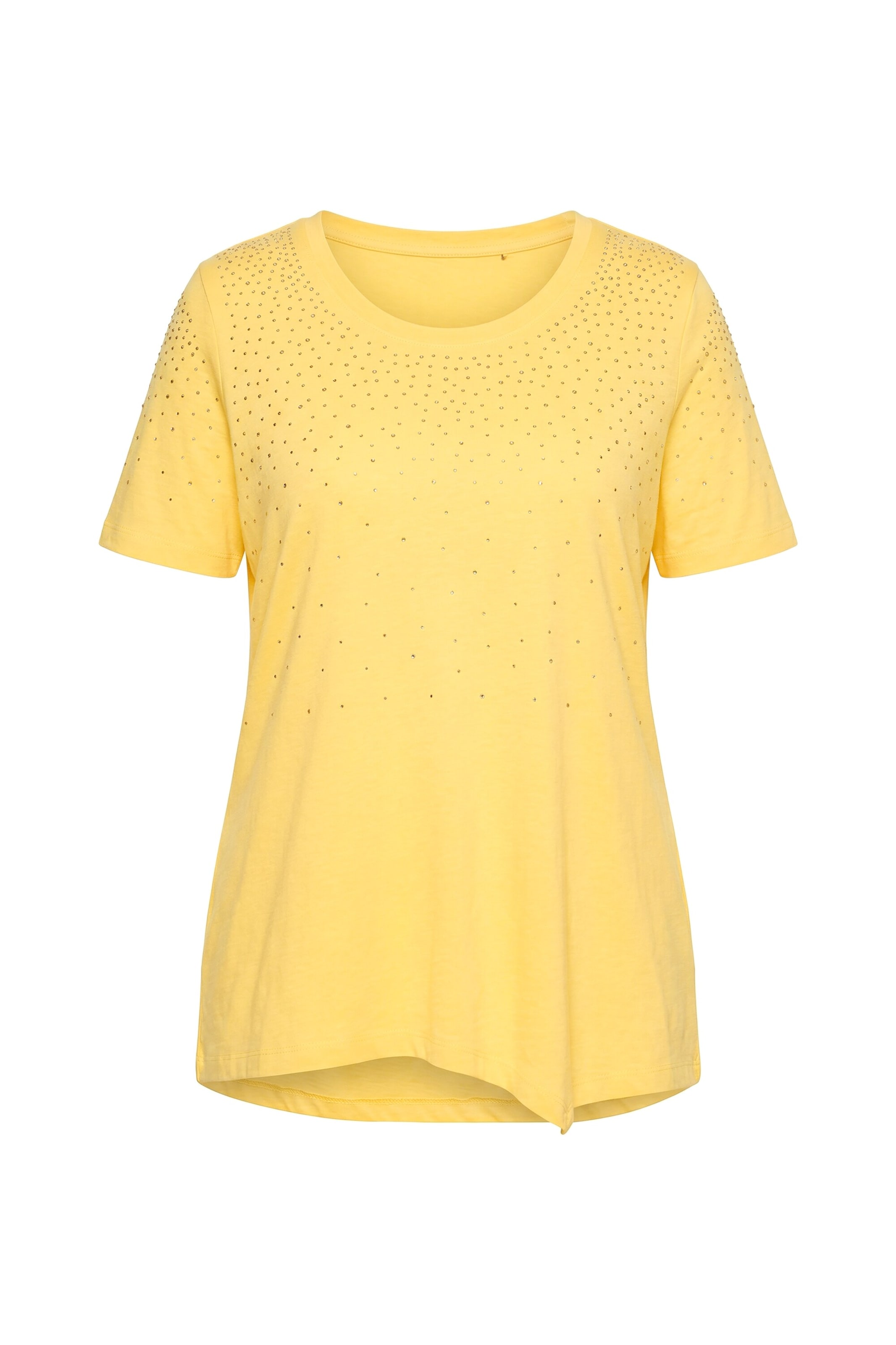 MIAMODA Shirt in Yellow: front
