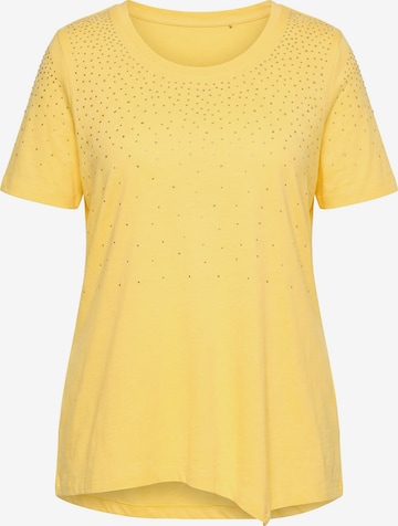 MIAMODA Shirt in Yellow: front