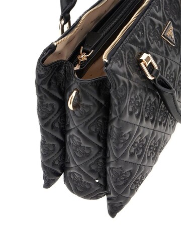 GUESS Handtasche 'Adelasia Multi Comp Satchel'‌‌‌‌ in Schwarz
