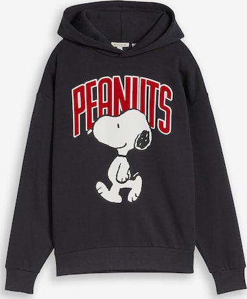 Sweat 'Peanuts' TOM TAILOR en gris : devant