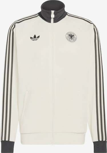 Sportinis džemperis 'DFB' iš ADIDAS PERFORMANCE, spalva – antracito spalva / balta, Prekių apžvalga