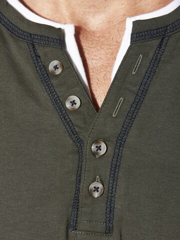 Jan Vanderstorm Shirt 'Haftor' in Green