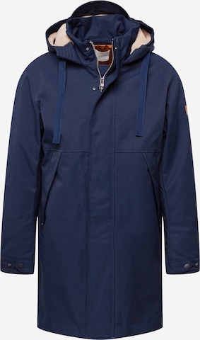 SCOTCH & SODA Between-Seasons Parka in Blue: front