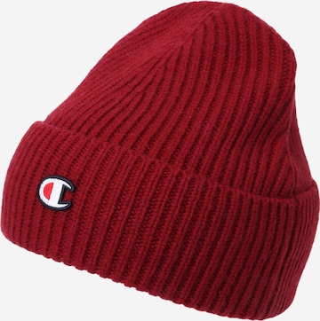 Champion Authentic Athletic Apparel Beanie in Red: front