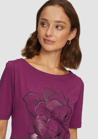 T-shirt s.Oliver BLACK LABEL en violet