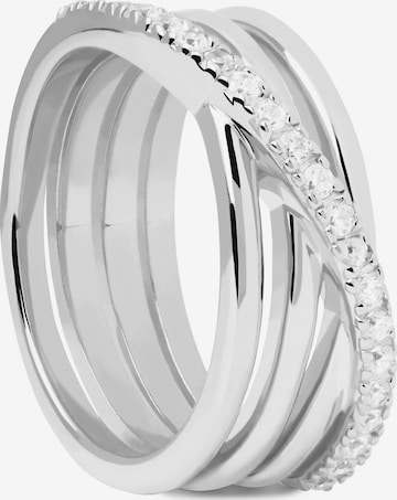 P D PAOLA Ring in Zilver: voorkant