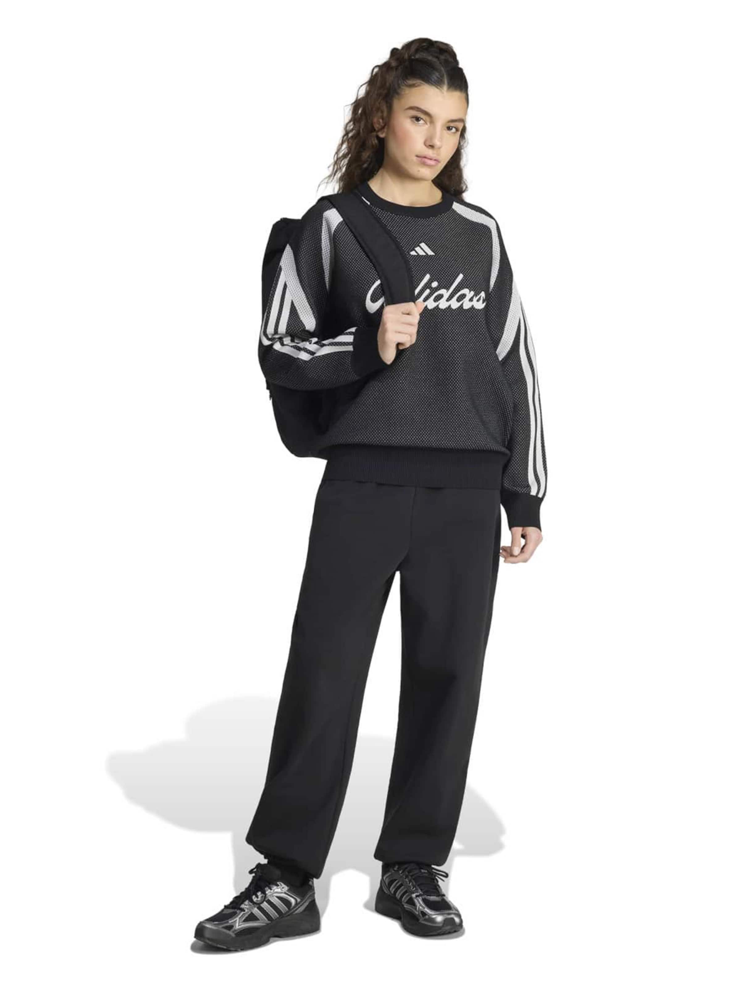 ADIDAS SPORTSWEAR Športový sveter - Čierna
