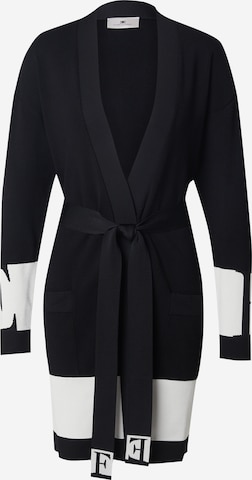 Cardigan Elisabetta Franchi en noir : devant