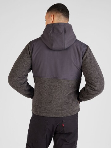 Hurley Athletic Fleece Jacket 'Huron Burrito' in Grey