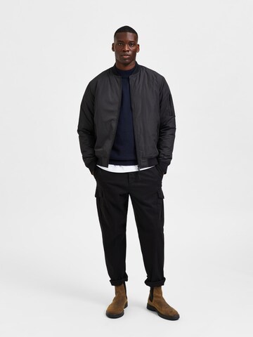 SELECTED HOMME Between-Season Jacket 'DOUGLAS' in Black