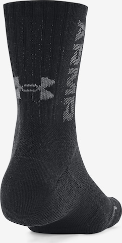 UNDER ARMOUR Athletic Socks in Black