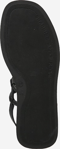 SHABBIES AMSTERDAM Páskové sandály – černá