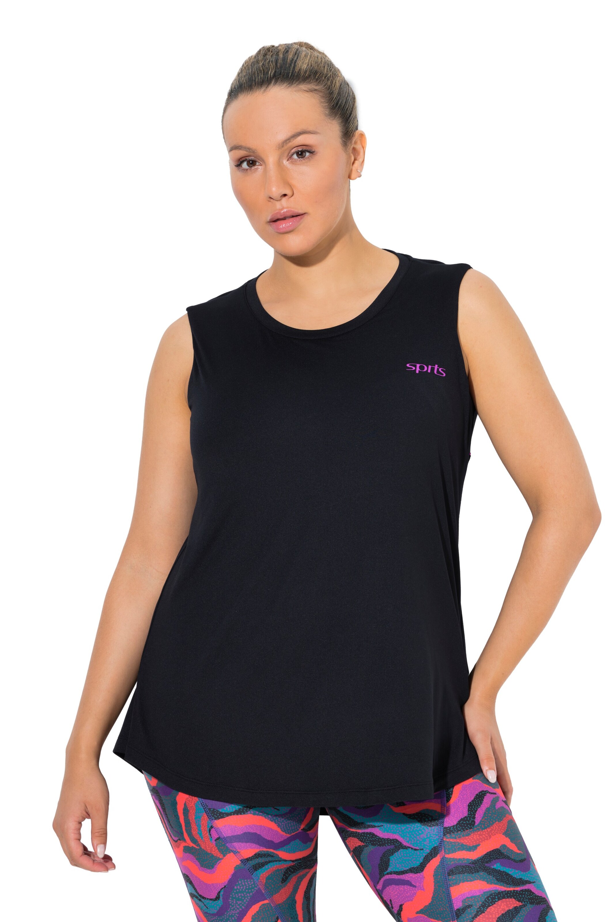 Ulla Popken Top in Black: front