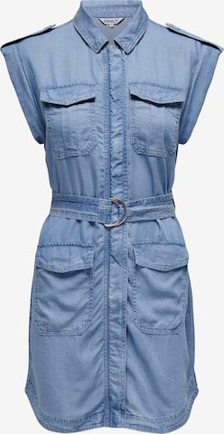 ONLY Shirt dress 'FRANCO' in Blue: front