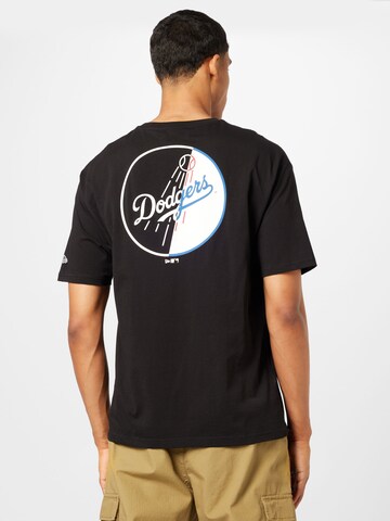 NEW ERA Shirt 'MLB Los Angeles Dodgers' in Zwart