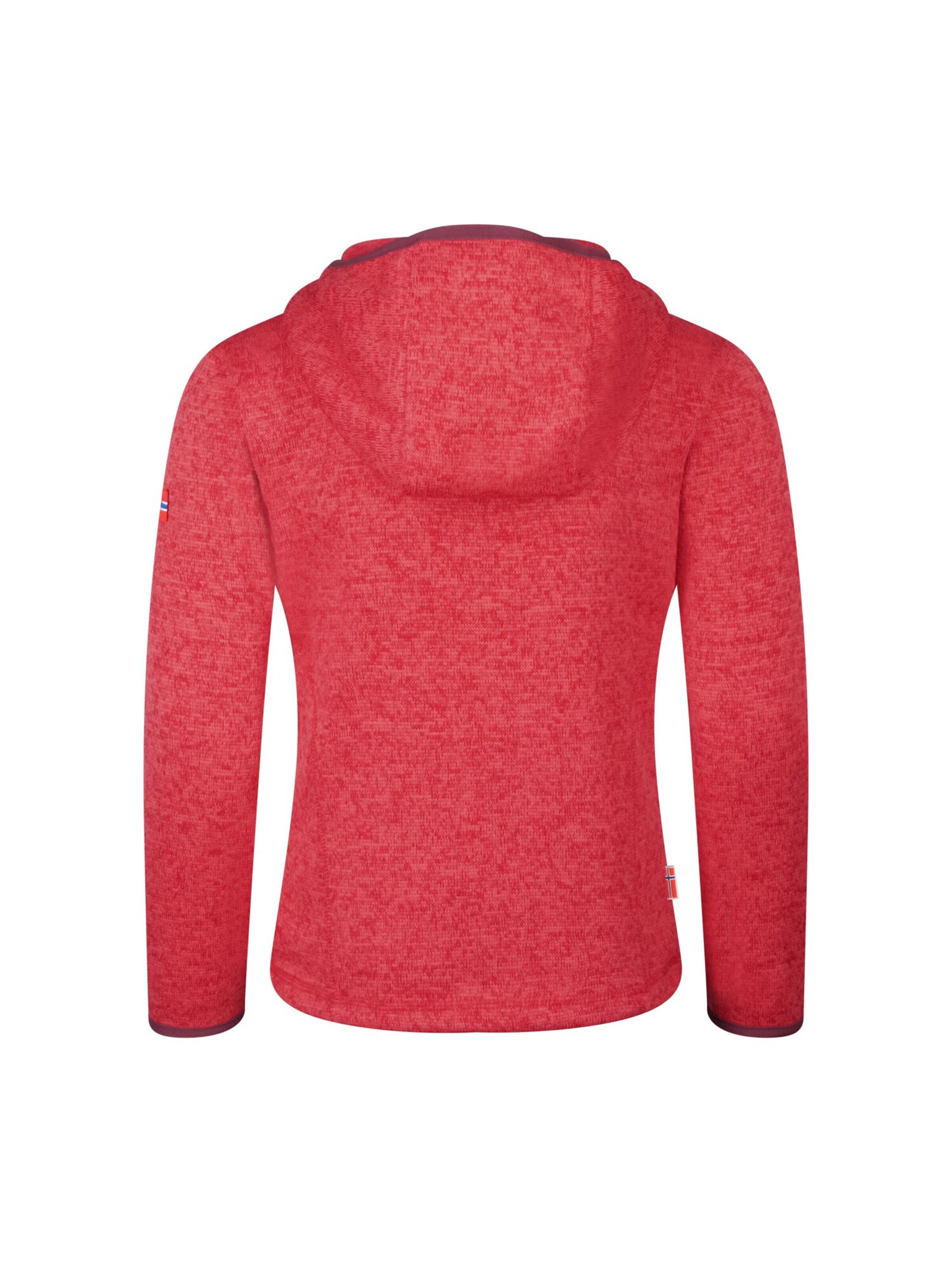 TROLLKIDS Fleece Jacket in Red