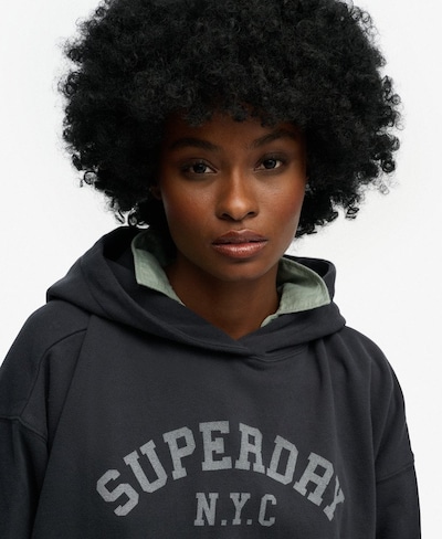 Superdry & Co Sweatshirt 'Athletic Essentials' in S in marine blue / Dark grey, Item view
