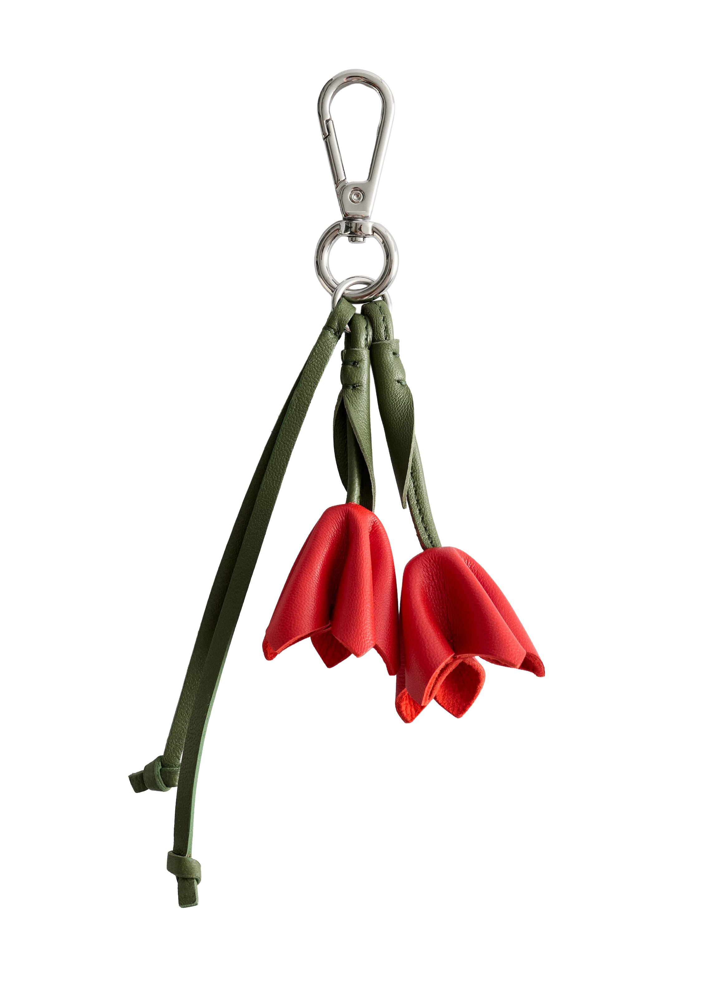 & Other Stories Porte-clés en One Size en olive / rouge, Vue avec produit