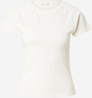 T-shirt 'Linn' Samsøe Samsøe en beige : devant