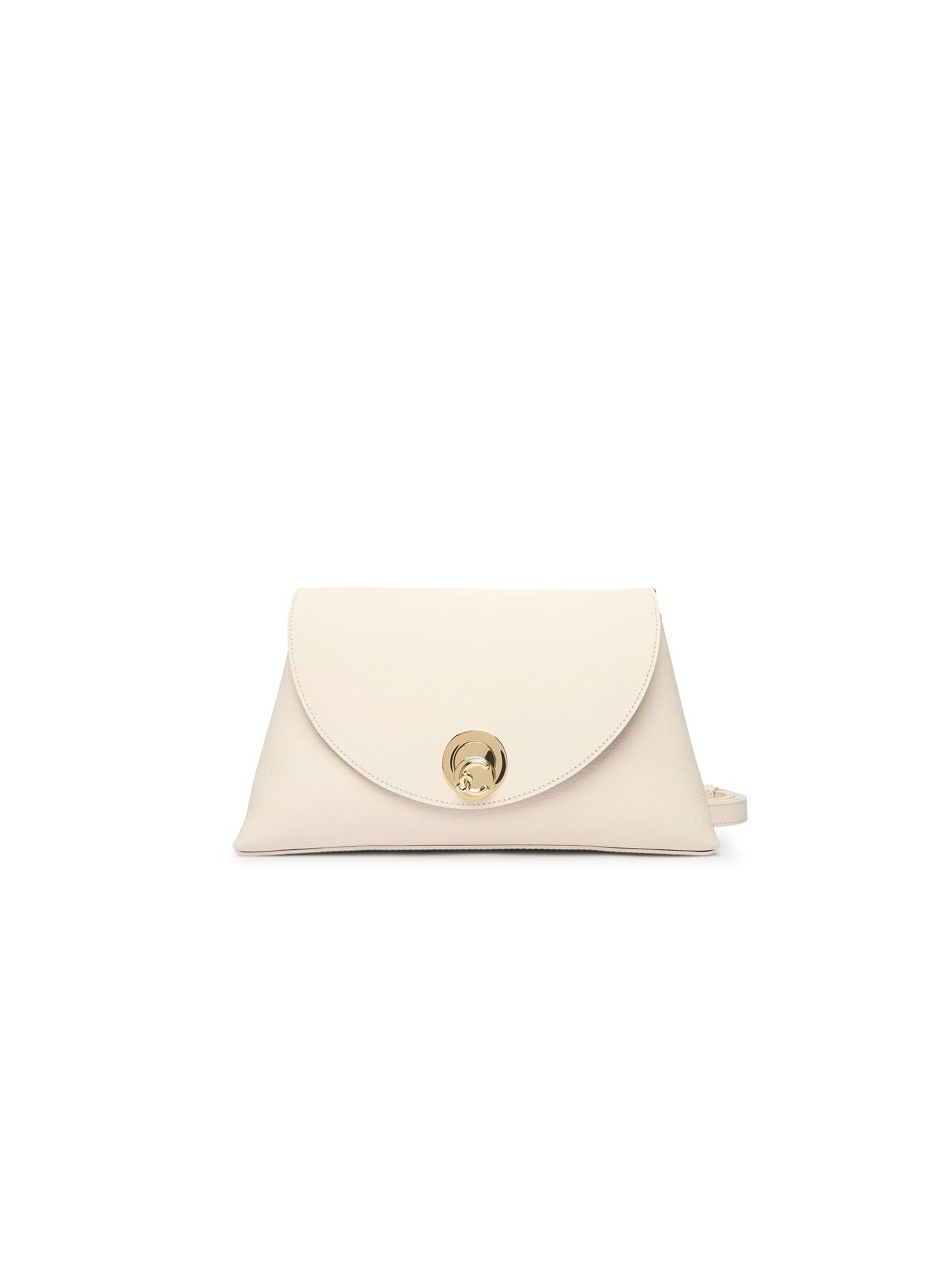 Sacs à main 'Nikla Double Grainy Leather' Coccinelle en blanc : devant