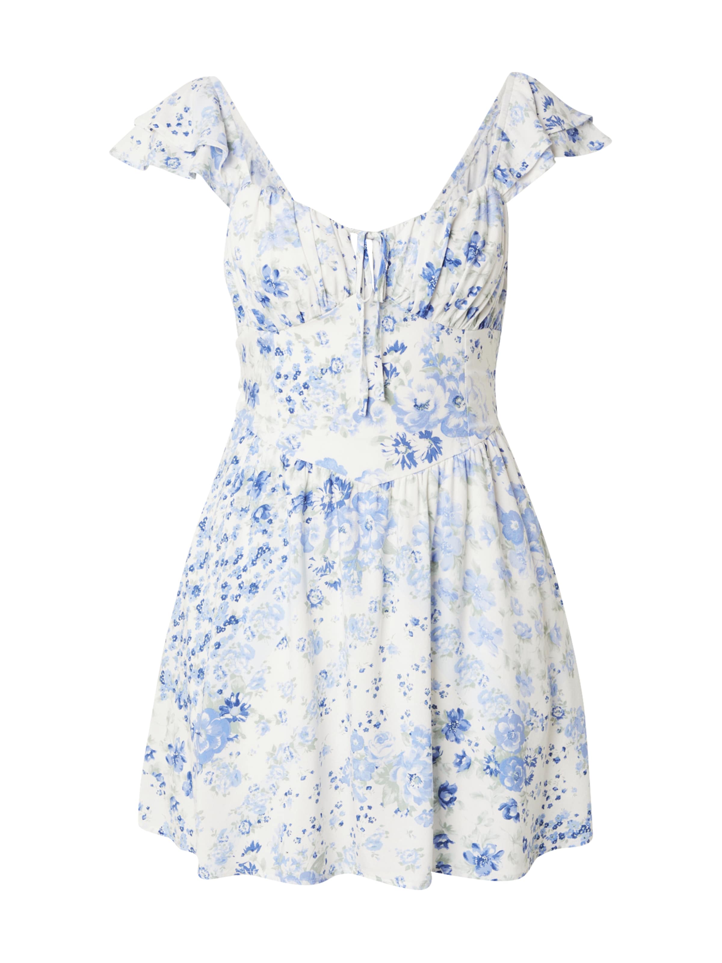 HOLLISTER Letné šaty - Biela: predná strana