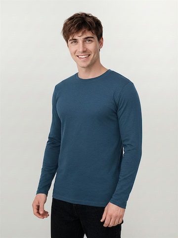 Maglia funzionale ' Basic Base ' di GREENBOMB in blu: frontale