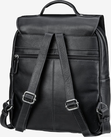 LEONHARD HEYDEN Rucksack 'Nizza' in Schwarz