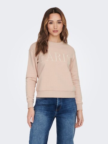 JDY Sweatshirt in Pink: front