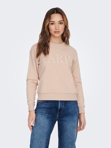 Sweat-shirt JDY en rose : devant