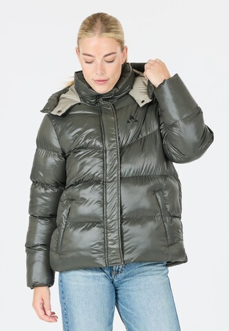 Whistler Steppjacke 'Lakewood' in Grau: Vorderseite