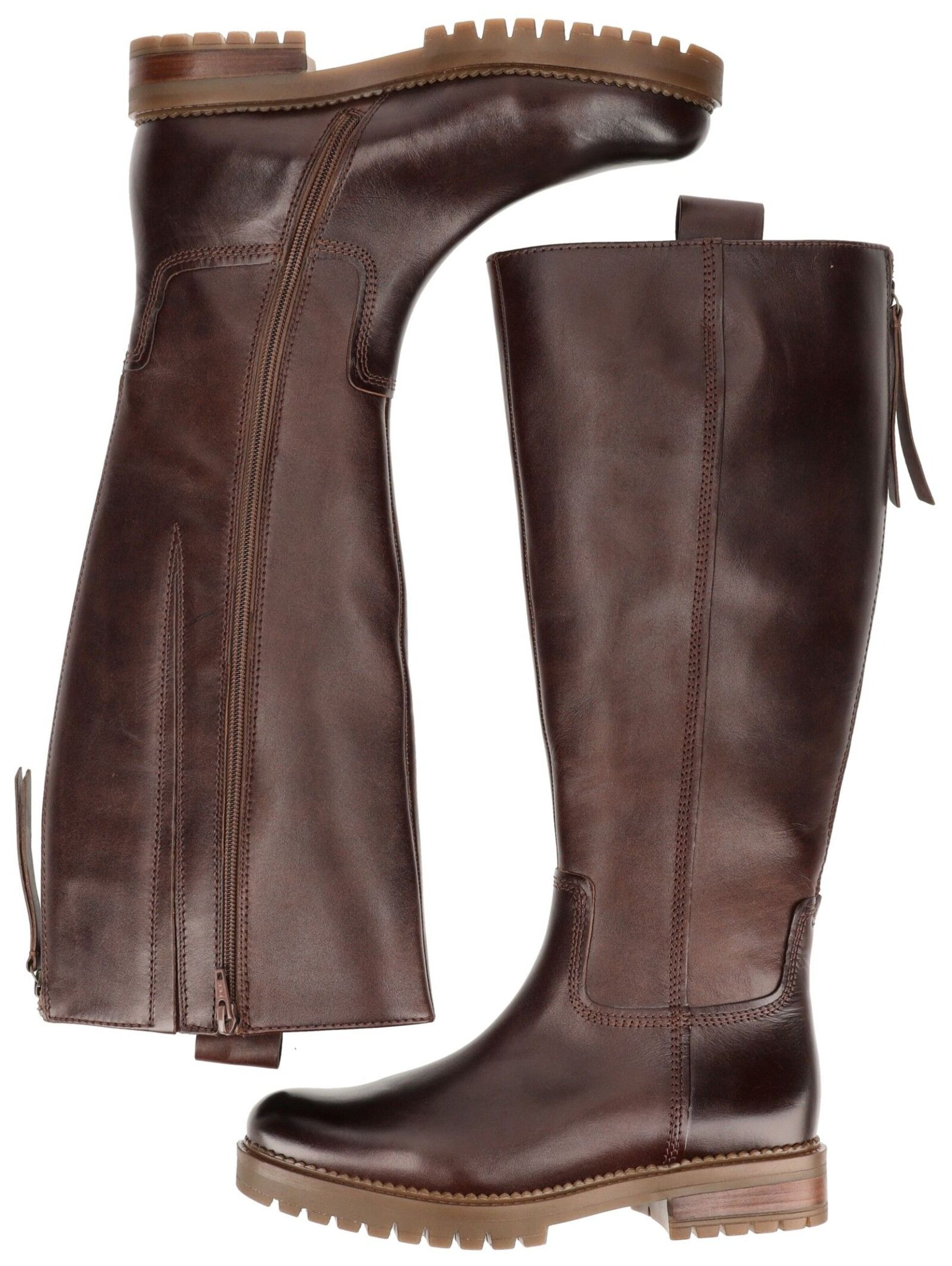 Bottes GABOR en marron : au dessus