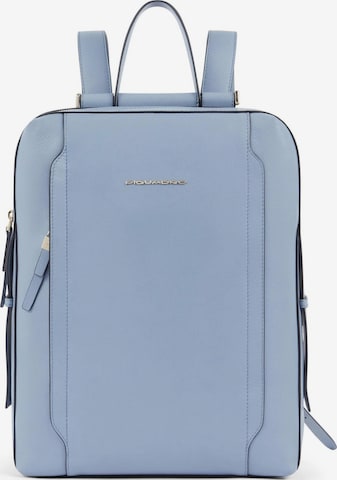 Sac à dos Piquadro en bleu : devant