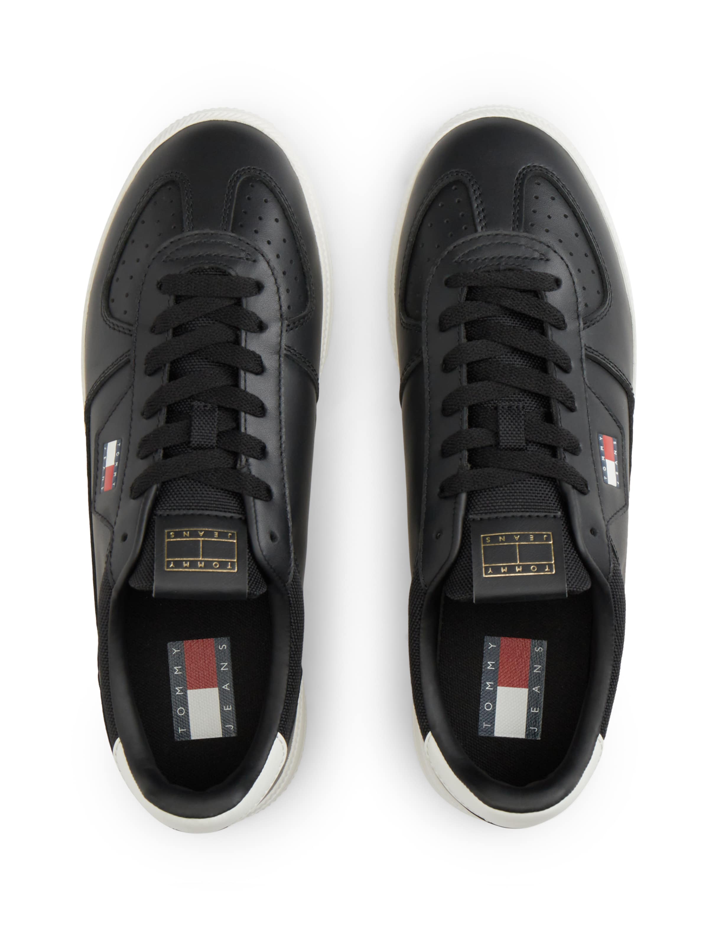 Tommy Jeans Σνίκερ χαμηλό 'THE GREENWICH' σε μαύρο