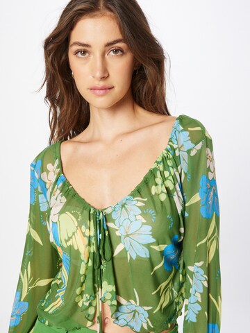 Bluză 'OF PARADISE' de la Free People pe verde