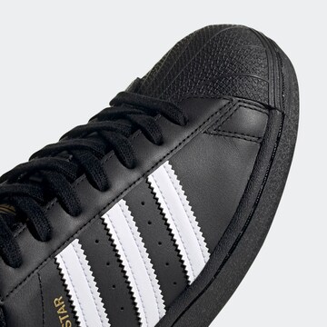 ADIDAS ORIGINALS Σνίκερ χαμηλό 'Superstar' σε μαύρο