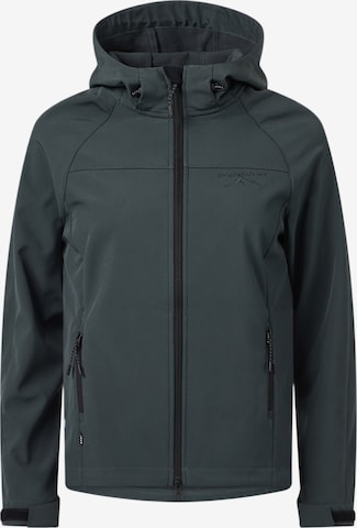 Veste outdoor 'Stryn' SWEDEMOUNT en vert : devant