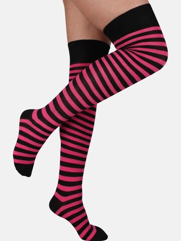 Chaussettes montantes normani en noir