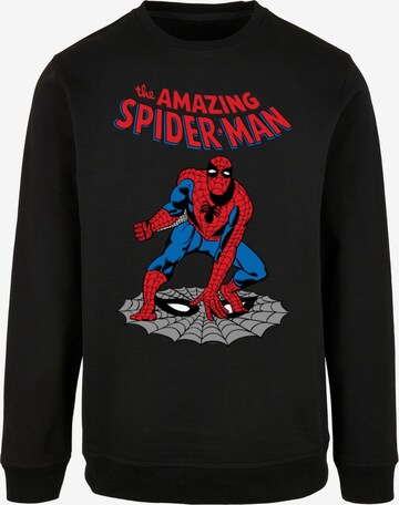 ABSOLUTE CULT Sweatshirt 'Marvel Universe - The Amazing Spider-Man' in Black: front