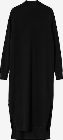 MANGO Úpletové šaty 'Vieira' – černá: přední strana