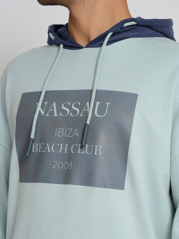 NASSAU Beach Club Sweatshirt ' NB231051 ' in Blau