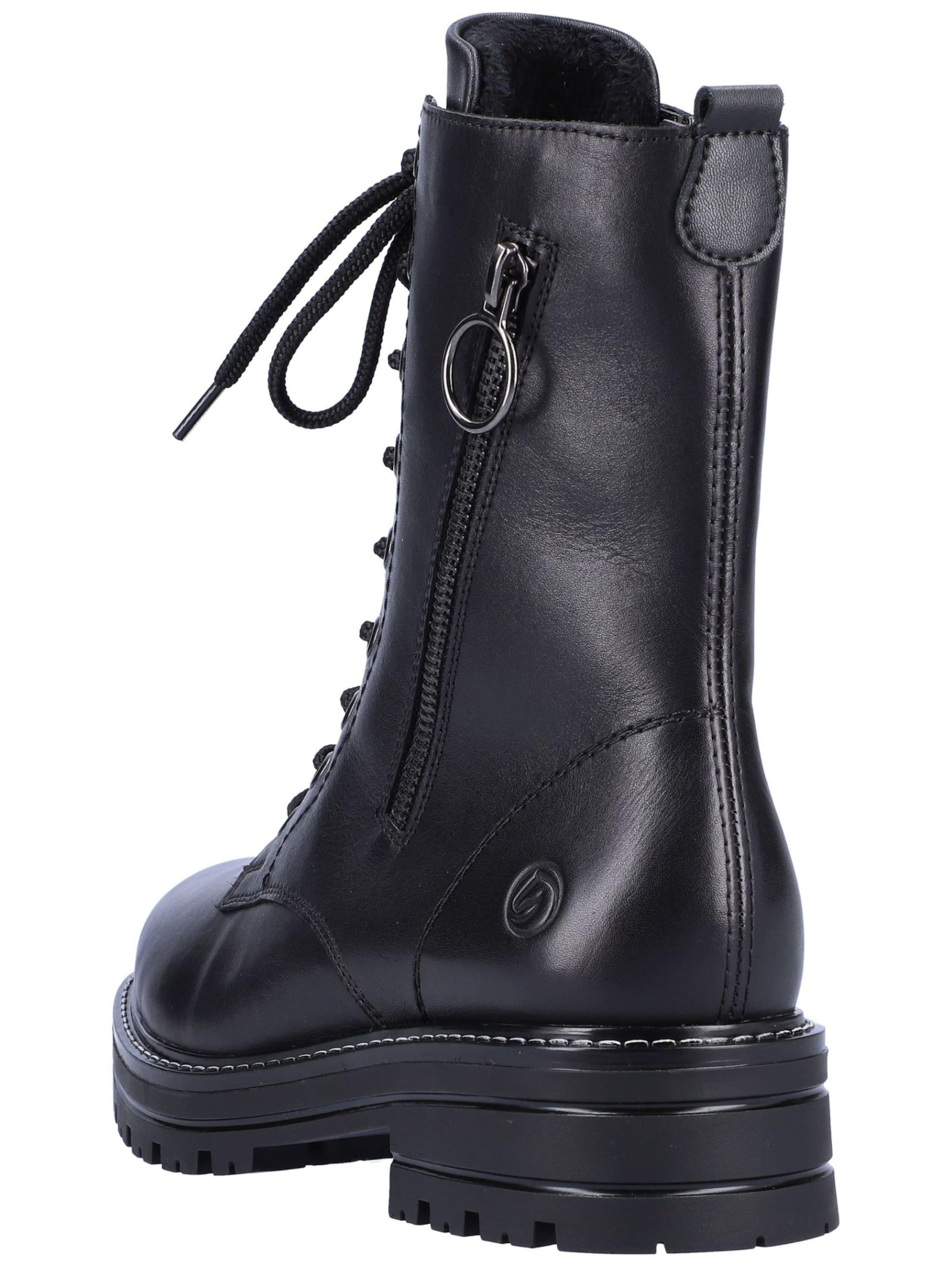 REMONTE Lace-up bootie in Black