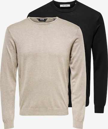 Only & Sons Pullover 'Wyler' in Schwarz: Vorderseite
