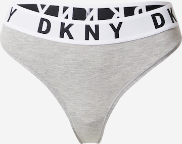 DKNY Intimates Thong in Grey: front