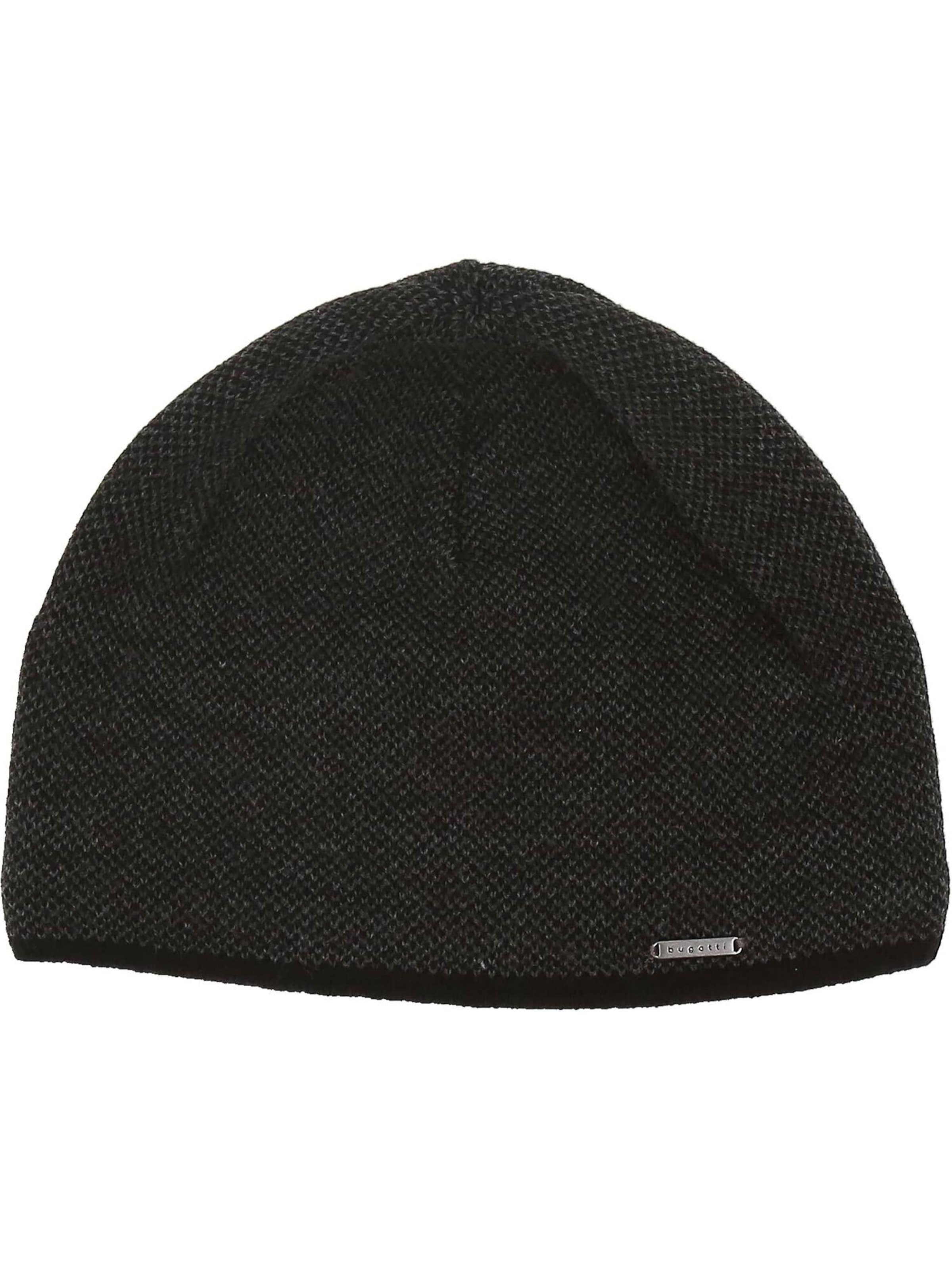 bugatti Beanie in Black: front