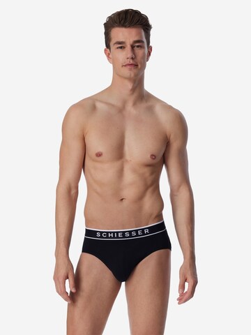 SCHIESSER Slip '95/5 Organic Cotton' in Black