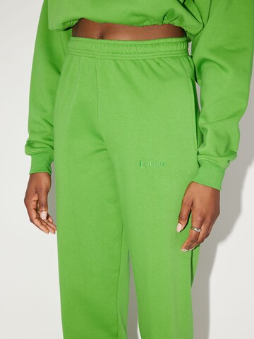 LeGer by Lena Gercke Tapered Trousers 'Ruby' in Green: front