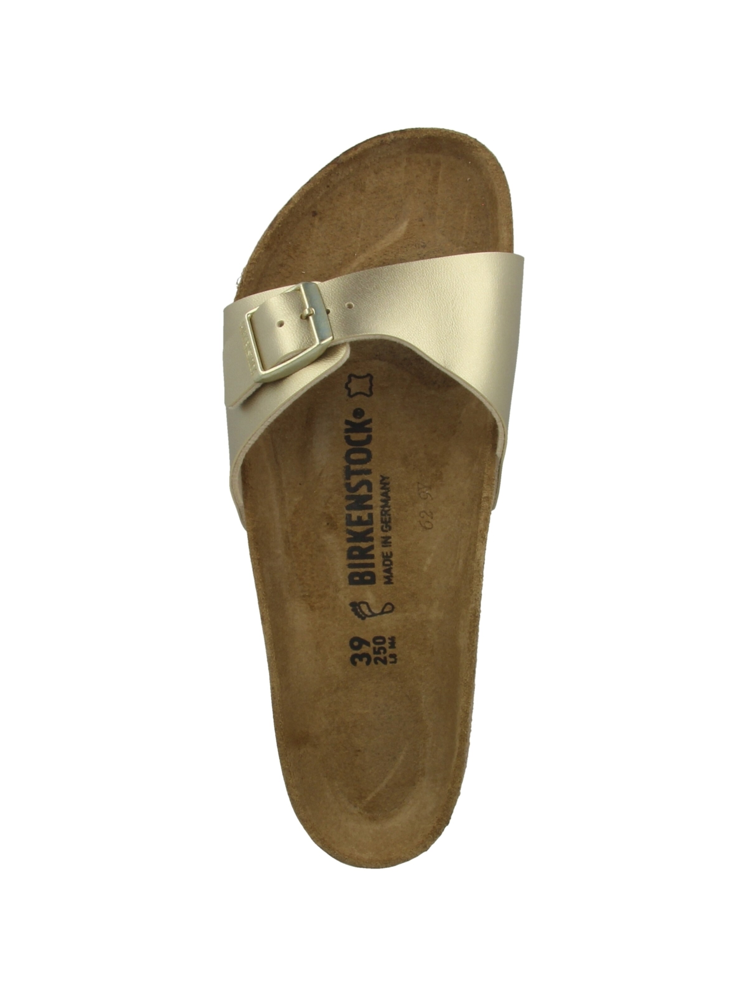 BIRKENSTOCK Pantofle 'Madrid' – zlatá