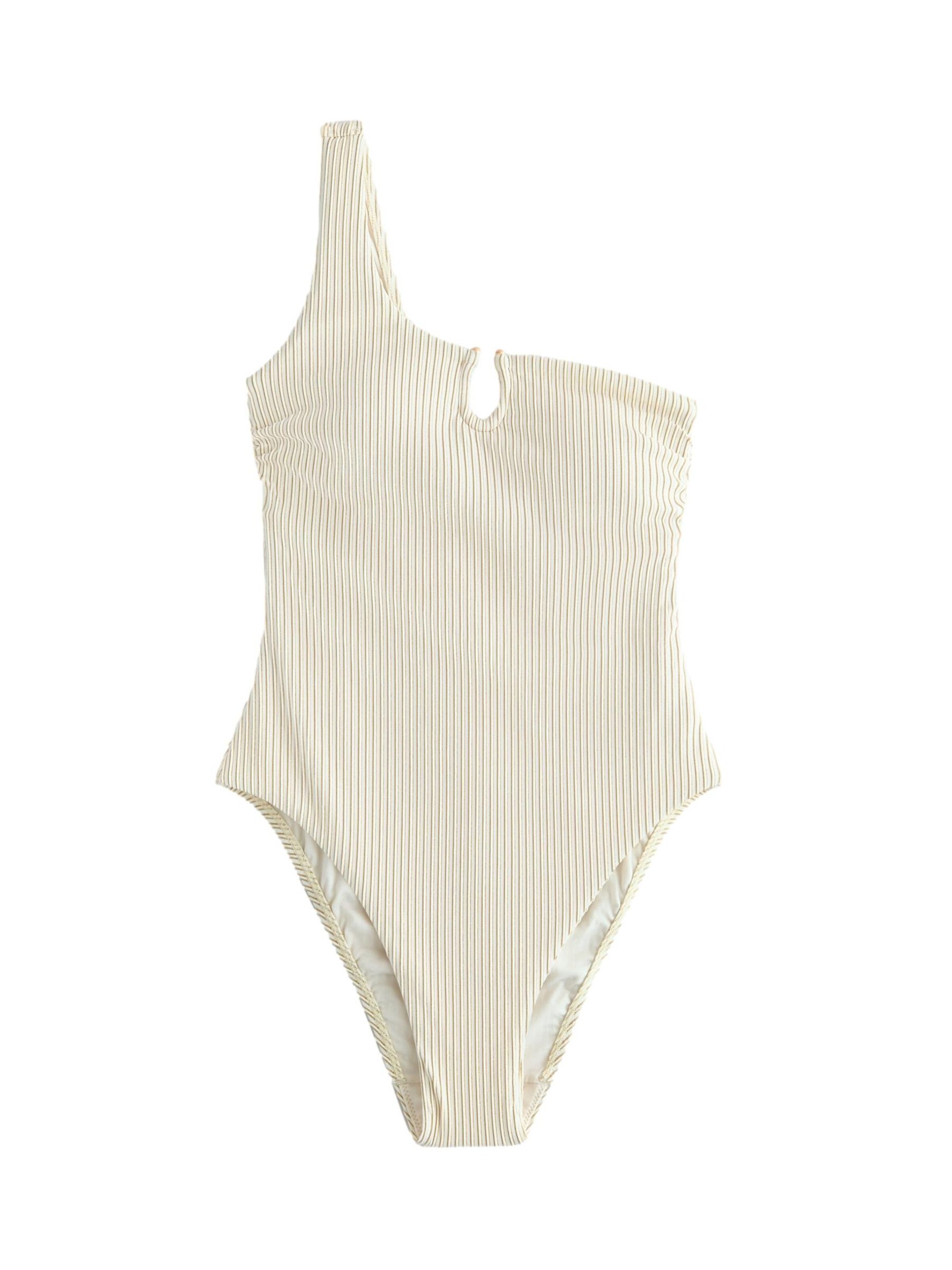 Maillot de bain modelant B by Ted Baker en blanc : devant
