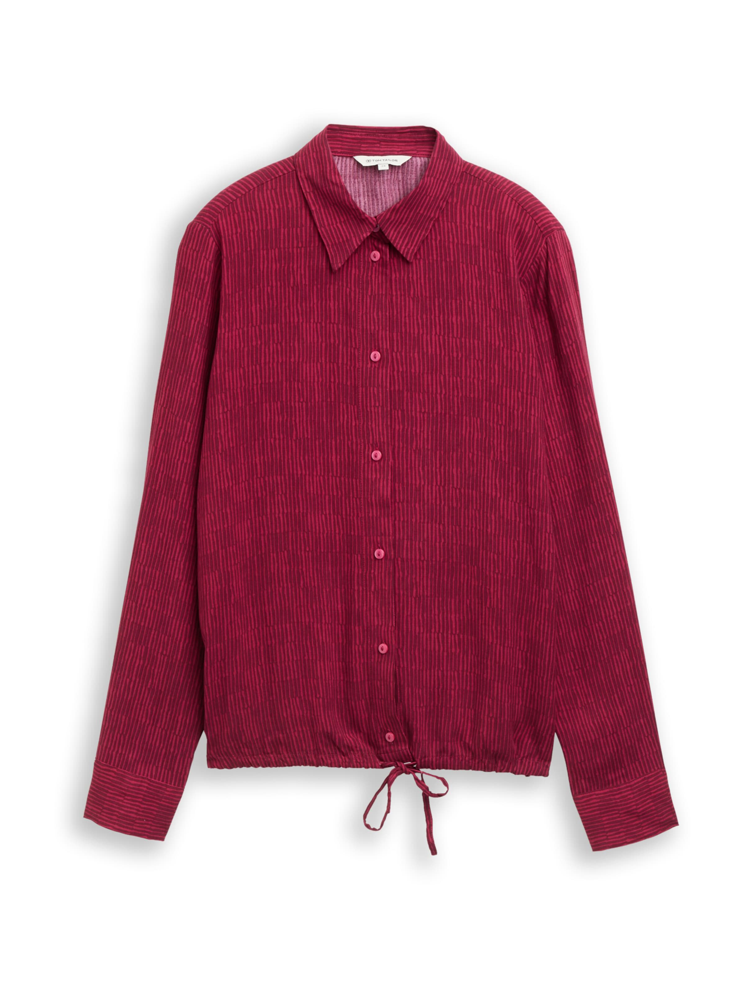 TOM TAILOR Blúz - piros: elől